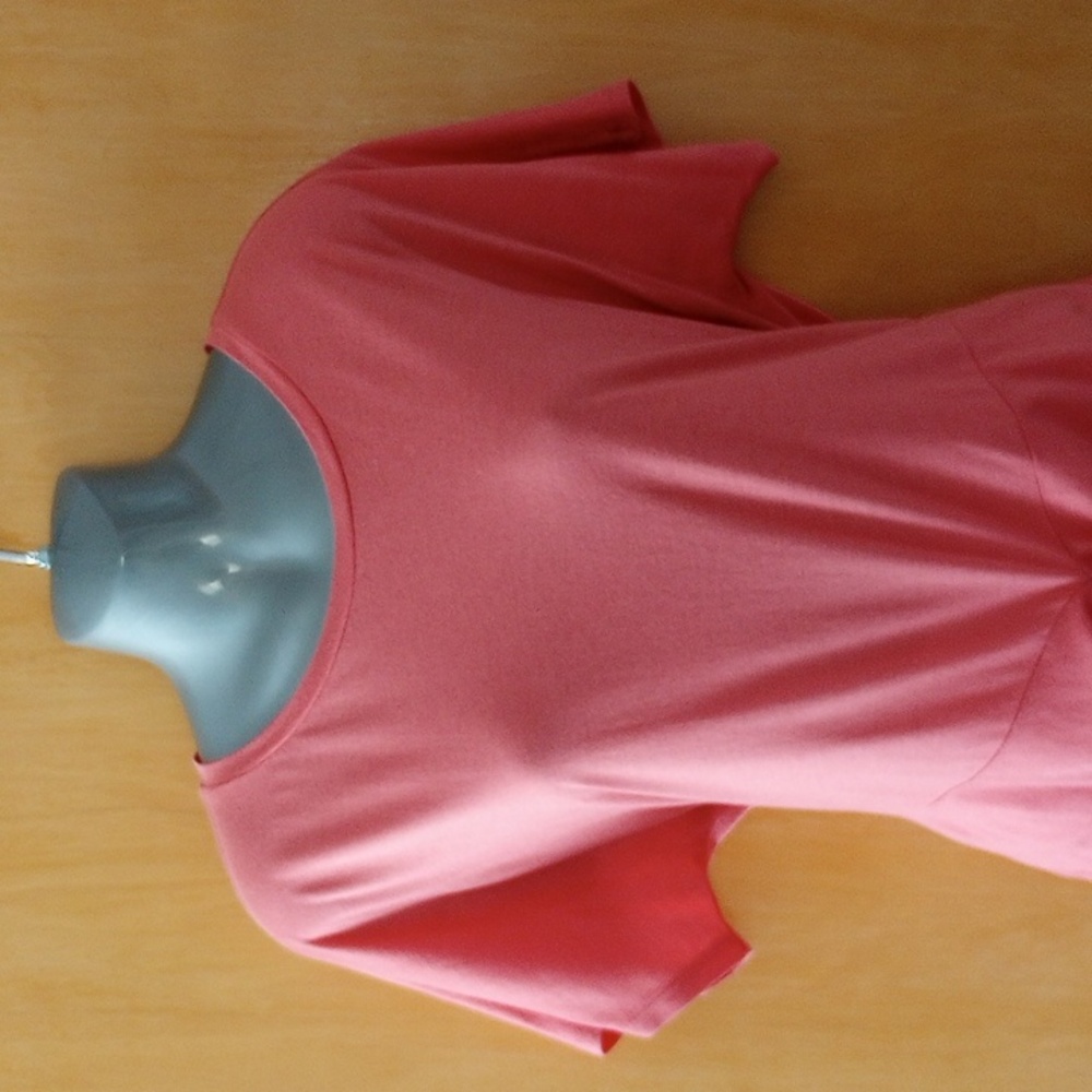 LOFT Boxy T-shirt Salmon Sz M - Picture 6 of 11